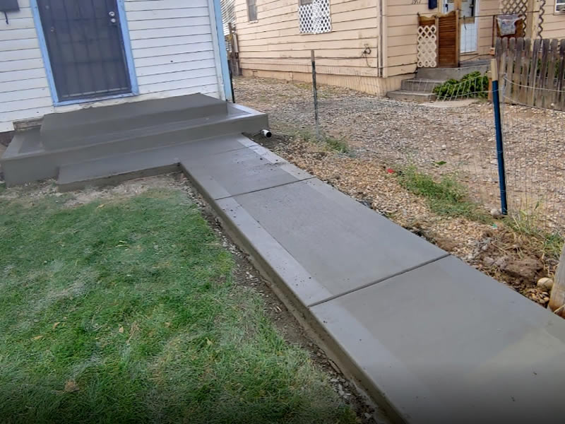 Concrete sidewalk replacement quote